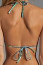 view 2 of 3 Audrey Fringe Halter in Viridian Skin in Multi