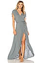 view 1 of 3 Wrapper Dress in Slated Glass