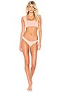 view 4 of 4 Sandy Bikini Bottom in Tropical Peach