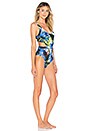 view 2 of 3 Rita One Piece in Electric Palm