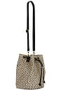 view 3 of 4 Clo Velly Backpack in Black & Cream