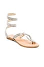 view 2 of 5 by Cocobelle Snake Wrap Sandal in Natural