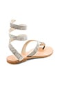 view 4 of 5 by Cocobelle Snake Wrap Sandal in Natural