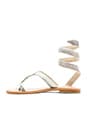 view 5 of 5 by Cocobelle Snake Wrap Sandal in Natural
