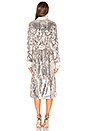 view 3 of 4 Sunset Boulevard Robe Dress in Silver Shells