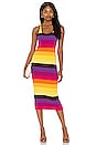 view 1 of 4 ПЛАТЬЕ in Prismatic Stripe