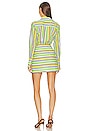 view 3 of 3 Future Looks Bright Wrap Dress in Bright Stripes
