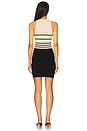 view 3 of 3 Square Tank Mini Dress in Black Khaki
