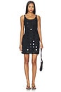 view 1 of 4 Gypset Crochet Mirrored Dress in Black