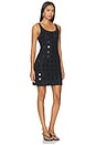 view 2 of 4 Gypset Crochet Mirrored Dress in Black