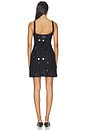 view 3 of 4 Gypset Crochet Mirrored Dress in Black