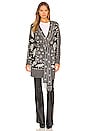 view 2 of 4 Bandana Nights Cardigan in Black & White
