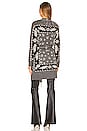 view 4 of 4 Bandana Nights Cardigan in Black & White