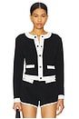 view 1 of 4 x REVOLVE French Terry Cardigan in Black & White