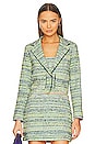 view 2 of 6 Beach Tweed Jacket in Neon Green Beach Tweed