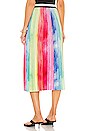 view 3 of 4 Watercolor Rainbow Pleated Skirt in Watercolor