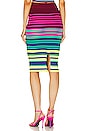 view 3 of 4 Oaxaca Skirt in Fuchsia Stripe Multi