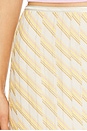 view 6 of 6 Lingerie Slip Skirt in Riley Stripe