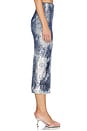 view 3 of 6 Shibori Shine Liza Skirt in Indigo Sequins