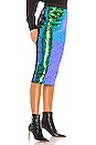 view 3 of 5 Liza Skirt in Charred Emerald