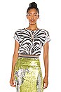 view 1 of 4 Blondie Zebra Tee in Black White