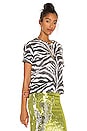 view 2 of 4 Blondie Zebra Tee in Black White