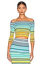 view 1 of 4 Oaxaca Top in Multi Stripe