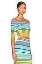 view 2 of 4 Oaxaca Top in Multi Stripe