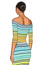 view 3 of 4 Oaxaca Top in Multi Stripe