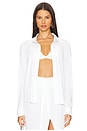 view 1 of 5 Forever Yours Boyfriend Shirt in White