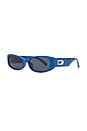 view 2 of 3 Starlight Sunglasses in Galactic Blue