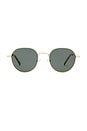 view 1 of 3 Odyssey Sunglasses in Gold Khaki & Mono Polarized