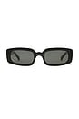 view 1 of 3 Dynamite Sunglasses in Black & Khaki Mono Polarized