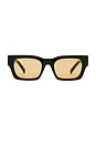view 1 of 3 Shmood Sunglasses in Black & Amber Tint