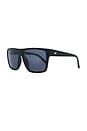 view 2 of 3 Dark Magic Sunglasses in Black & Smoke Mono Polarized