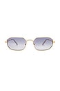 view 1 of 3 LUNETTES DE SOLEIL MYTHIC in Gold & Smoke Grad