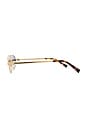 view 3 of 3 LUNETTES DE SOLEIL TREASURE in Gold & Smoke Mono