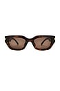 view 1 of 3 LUNETTES DE SOLEIL CUBITO in Tort & Brown Mono