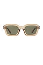 view 1 of 3 Impossible Sunglasses in Whiskey & Green Mono
