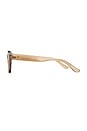 view 3 of 3 Impossible Sunglasses in Whiskey & Green Mono