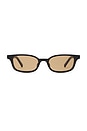 view 1 of 3 Echelon Sunglasses in Black & Tan Tint