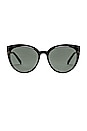 view 1 of 2 LUNETTES DE SOLEIL PROMISCUOUS in Black & Khaki Mono