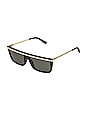 view 2 of 2 GAFAS DE SOL HYDROMATIC in Black, Gold & Khaki Mono