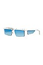 view 2 of 3 x Adam Selman The Flex in White & Blue Mirror