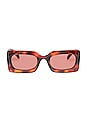 view 1 of 2 LUNETTES DE SOLEIL OH DAMN in Toffee Tort