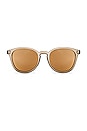 view 1 of 3 Bandwagon Sunglasses in Matte Stone & Copper Mirror