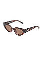 view 2 of 2 LUNETTES DE SOLEIL APHRODITE in Tort & Ochre Mono