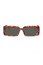 view 1 of 2 GAFAS DE SOL THE IMPECCABLE ALT FIT in Toffee Tort & Green Mono