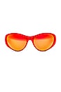 view 1 of 3 Dotcom Limited Edition Sunglasses in Red Chrome
