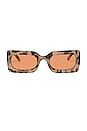 view 1 of 2 GAFAS DE SOL RECTANGULARES OH DAMN! in Cookie Tort